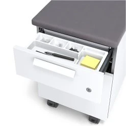 Union & Scale™ Lewis™ 2-Drawer Mobile Pedestal, Letter/Legal Size, Charcoal (UN55951) -Staples Department Store s1204210 sc7