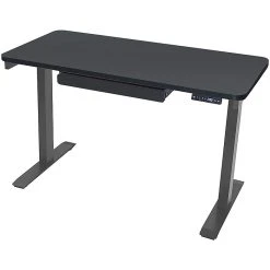 Motionwise 24" X 48" Electric Height Adjustable Desk, Home Office Style, Black (SDG48B)