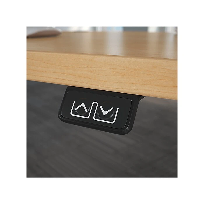Bush Business Furniture Move 40 Series 28"-48'' Adjustable Standing Desk, Natural Maple/Cool Gray Metallic (M4S6030ACSK) 6 Bush Business Furniture Move 40 Series 28"-48'' Adjustable Standing Desk, Natural Maple/Cool Gray Metallic (M4S6030ACSK) - Image 6
