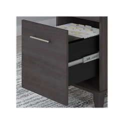 Bush Furniture Somerset 72W 3 Position Sit To Stand L Shaped Desk, Storm Gray (SET014SG) -Staples Department Store sp101295733 sc7