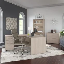 Bush Business Furniture Studio C 3 Drawer Mobile File Cabinet, Sand Oak (SCF216SOSU) -Staples Department Store sp101402786 sc7