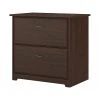 Bush Furniture Cabot 31"W 2-Drawer Lateral File Cabinet, Letter/Legal, Modern Walnut (WC31080)