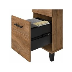 Bush Furniture Somerset 35"-41" Adjustable Desk With Return, Fresh Walnut (SET014FW) -Staples Department Store sp108409474 sc7