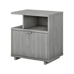 Kathy Ireland® Home By Bush Furniture Madison Avenue Single-Drawer Lateral File Cabinet, Modern Gray, 27.17" (MDF127MG-03)