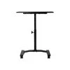 Seville Classics 21" - 33" Metal Adjustable Desk, Black (OFF65854)