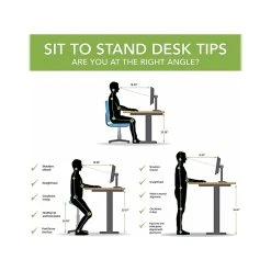 Bush Business Furniture Move 40 Series 28''-48'' Adjustable Standing Desk, White Spectrum/Cool Gray Metallic (M4S4824WPSK) -Staples Department Store sp114331605 sc7