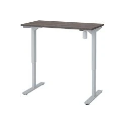 Bestar Universel 28"-45" Adjustable Standing Desk, Bark Gray (65837-47)