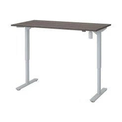 Bestar Universel 28"-45" Adjustable Standing Desk, Bark Gray (65839-47)