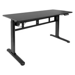 Mount-It! 29" - 47" Adjustable Desk, Black (MI-7999)