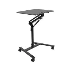 Mount-It! 29"-42" Adjustable Mobile Desk, Black (MI-7969)
