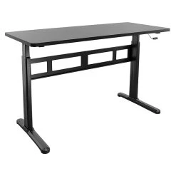 Mount-It! 29" - 48" Adjustable Desk, Black (MI-7981)