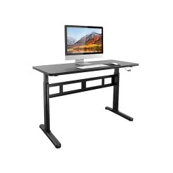 Mount-It! 29" - 48" Adjustable Desk, Black (MI-7981) -Staples Department Store sp123234023 sc7