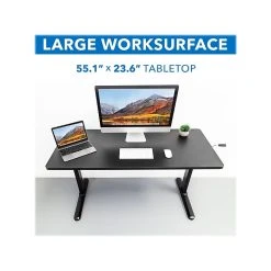 Mount-It! 29" - 48" Adjustable Desk, Black (MI-7981) -Staples Department Store sp123234026 sc7