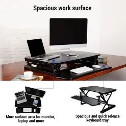 FlexiSpot Series 20"H Adjustable Desk, Metal (M2B) -Staples Department Store sp12472628 sc7