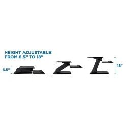 Mount-It! 6.5" To 18"H Sit & Stand Desk Converter, Black (MI-7916) -Staples Department Store sp12713044 sc7