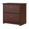 Bush Furniture Cabot Lateral File Cabinet, Harvest Cherry (WC31480)