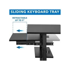 Mount-It! 37"-55" Adjustable Desk, Black (MI-7998B) -Staples Department Store sp130659017 sc7