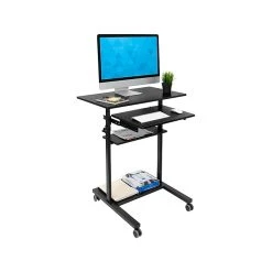 Mount-It! 37"-55" Adjustable Desk, Black (MI-7998B) -Staples Department Store sp130659020 sc7