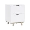 Thomasville Furniture Whitney 2-Drawer Lateral File Cabinet, Letter/Legal, White, 23.75" (SPLS-WHLF-TV)