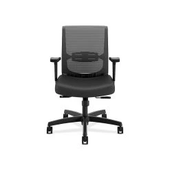 HON Coze 26"-44" Adjustable Desk With Convergence Task Chair, Designer White/Silver/Black (HCZ48DWHCNVUR10) -Staples Department Store sp133532667 sc7 1