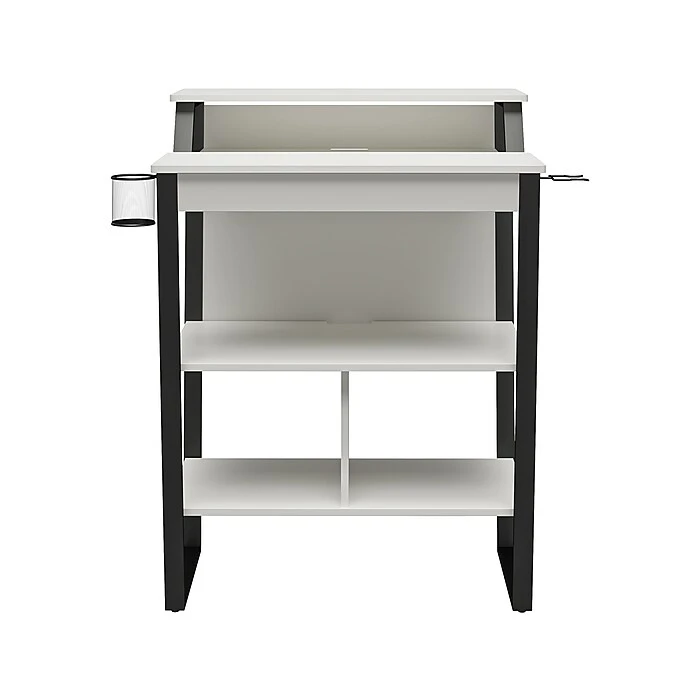 Ameriwood NTense Genesis 41" Standing Desk, White/Black (7031013ST) 2 Ameriwood NTense Genesis 41" Standing Desk, White/Black (7031013ST) - Image 2