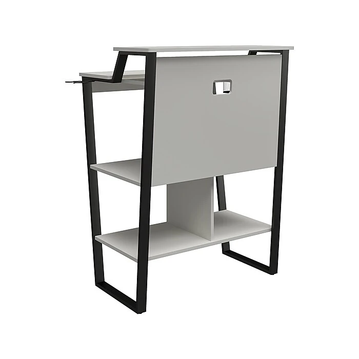 Ameriwood NTense Genesis 41" Standing Desk, White/Black (7031013ST) 3 Ameriwood NTense Genesis 41" Standing Desk, White/Black (7031013ST) - Image 3