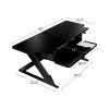 3M Precision XL Easy Lift 6" - 20" Adjustable Desk, Black (SD70B)
