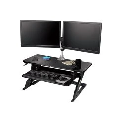 3M Precision XL Easy Lift 6" - 20" Adjustable Desk, Black (SD70B) 12 3M Precision XL Easy Lift 6" - 20" Adjustable Desk, Black (SD70B) -Staples Department Store sp138450006 sc7
