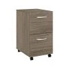 Bush Business Furniture Studio C 2 Drawer Mobile File Cabinet, Modern Hickory (SCF116MHSU)