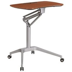 Flash Furniture 28"W Adjustable Desk, Laminate Wood (NAN-IP-10-GG) -Staples Department Store sp144474058 sc7