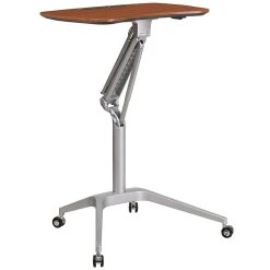Flash Furniture 28"W Adjustable Desk, Laminate Wood (NAN-IP-10-GG) -Staples Department Store sp144474060 sc7