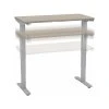 Bush Business Furniture Move 40 Series 28"-48" Adjustable Standing Desk, Sand Oak/Cool Gray Metallic (M4S4824SOSK)