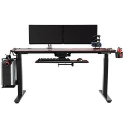 Eureka Ergonomic 31"-51" Adjustable Gaming Desk, Black (GD0054-BK) -Staples Department Store sp148401002 sc7