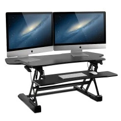 Mount-It! 48" Standing Desk Height Adjustable Riser With Gas Spring Lift, Metal (MI-7925) -Staples Department Store sp163926900 sc7