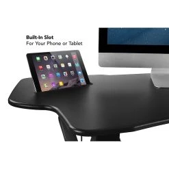 Mount-It! 48" Standing Desk Height Adjustable Riser With Gas Spring Lift, Metal (MI-7925) -Staples Department Store sp163926904 sc7