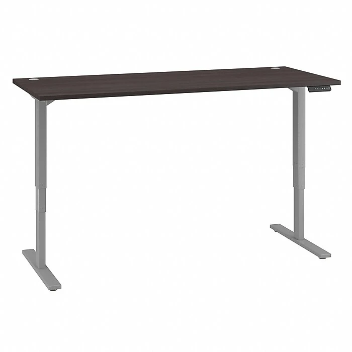 Bush Business Furniture Move 80 Series 23''-49'' Adjustable Standing Desk, Storm Gray/Cool Gray Metallic (HAT7230SGK) 1 Bush Business Furniture Move 80 Series 23''-49'' Adjustable Standing Desk, Storm Gray/Cool Gray Metallic (HAT7230SGK)