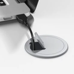 Bush Business Furniture Move 40 Series 28''-48'' Adjustable Standing Desk, White/Cool Gray Metallic (M4S6030WHSK) 14 Bush Business Furniture Move 40 Series 28''-48'' Adjustable Standing Desk, White/Cool Gray Metallic (M4S6030WHSK) -Staples Department Store sp166198396 sc7