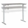 Bush Business Furniture Move 40 Series 28"-48" Adjustable Standing Desk, Platinum Gray/Cool Gray Metallic (M4S6030PGSK)