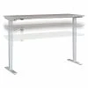 Bush Business Furniture Move 40 Series 28"-48" Adjustable Standing Desk, Platinum Gray/Cool Gray Metallic (M4S7230PGSK)