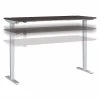 Bush Business Furniture Move 40 Series 28''-48'' Adjustable Standing Desk, Storm Gray/Cool Gray Metallic (M4S7230SGSK)