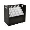 AdirOffice 50-Slot Roll File Cabinet, Mobile, White, 30", 2/Pack (626-BLK-2PK) (24528532)