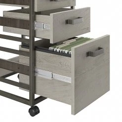 Bush Furniture Refinery 3-Drawer Vertical File Cabinet, Mobile/Pedestal, Letter, Cottage White, 18" (RFF116CWH-03) 13 Bush Furniture Refinery 3-Drawer Vertical File Cabinet, Mobile/Pedestal, Letter, Cottage White, 18" (RFF116CWH-03) -Staples Department Store sp168940522 sc7