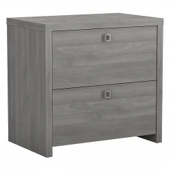 Office By Kathy Ireland® Echo 2-Drawer Lateral File Cabinet, Letter/Legal, Modern Gray, 32" (KI60402-03)