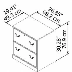 Bush Furniture Saratoga Lateral File Cabinet, Harvest Cherry (EX45654-03) -Staples Department Store sp174736869 sc7