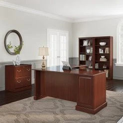 Bush Furniture Saratoga Lateral File Cabinet, Harvest Cherry (EX45654-03) -Staples Department Store sp174736871 sc7