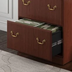 Bush Furniture Saratoga Lateral File Cabinet, Harvest Cherry (EX45654-03) -Staples Department Store sp174736873 sc7
