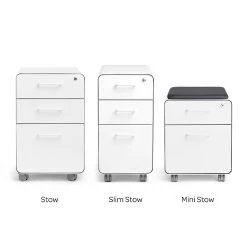 Poppin Black Slim Stow 3-Drawer Vertical File Cabinet, Black (104666) 13 Poppin Black Slim Stow 3-Drawer Vertical File Cabinet, Black (104666) -Staples Department Store sp17784603 sc7 1