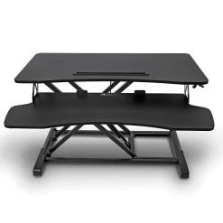 Royal Universal 5"-20" H Adjustable Standing Tabletop Desk, Black (89403B)