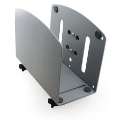 LifeFlo Ergonomics CPU Cradle For Fluid LT Workstation, 7.25” Height, 4.5 - 8” Width, 10" Depth. Silver (LFO-ACTSCPU61)