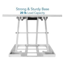 Mount-It! 17" Height Adjustable Sit Stand Desk Converter, White (MI-7929-WHT) -Staples Department Store sp21607901 sc7
